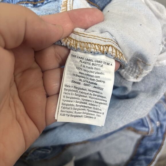 Cotton On Curve High Rise Classic Stretch Denim Short - Size 20 - Picture 7 of 7